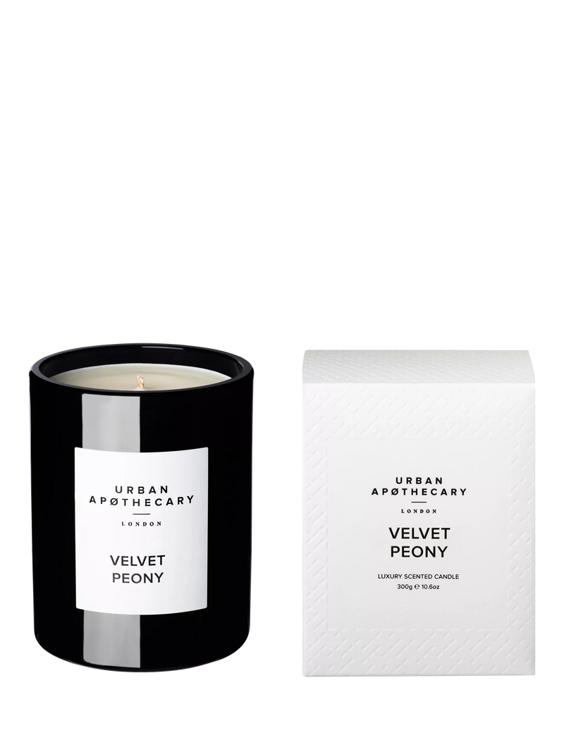 Urban Apothecary Velvet Peony scented candle 300g - British product
