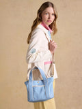 Joules canvas tote bag blue, imported from the UK