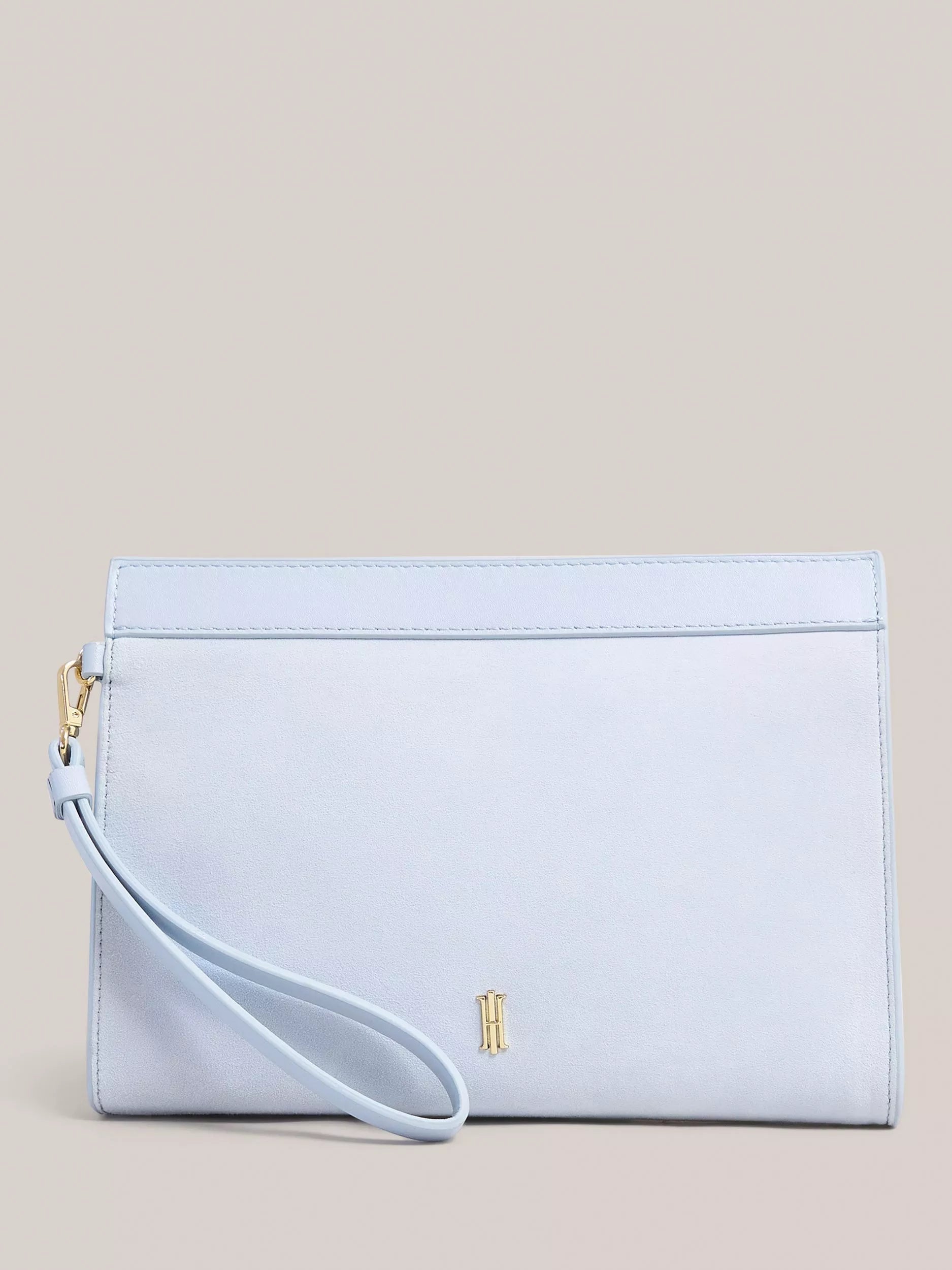 Hobbs Catherine Suede Leather Wristlet Evening Bag
