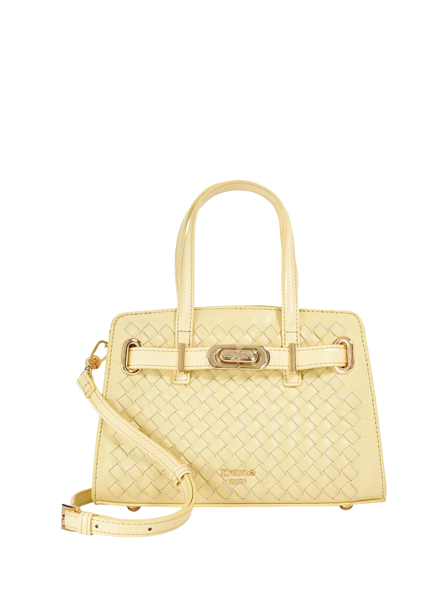 Dune London Dinkydefine Belted Grab Bag, Lemon