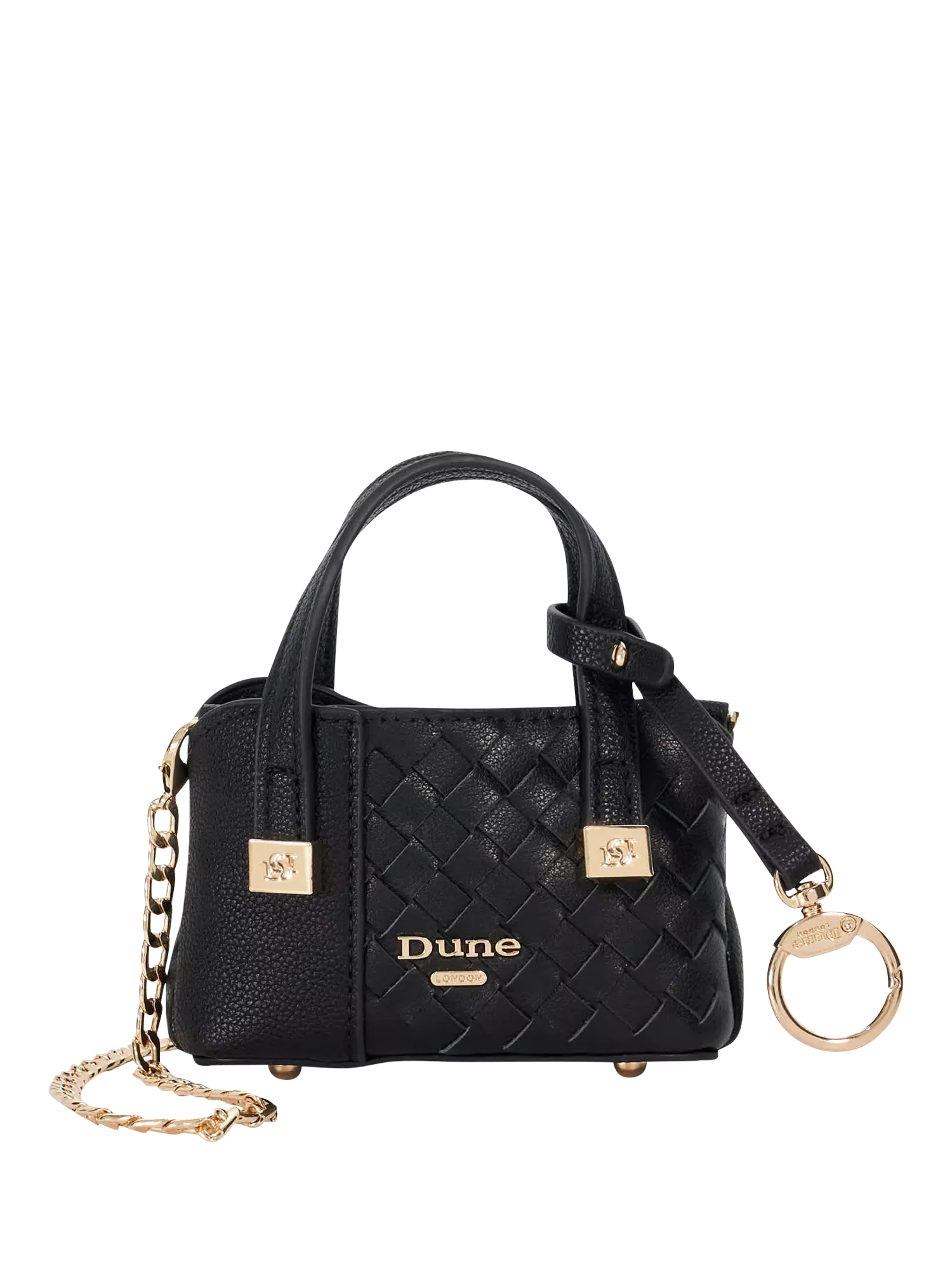 Dune London small Dorry tote bag charm, UK version