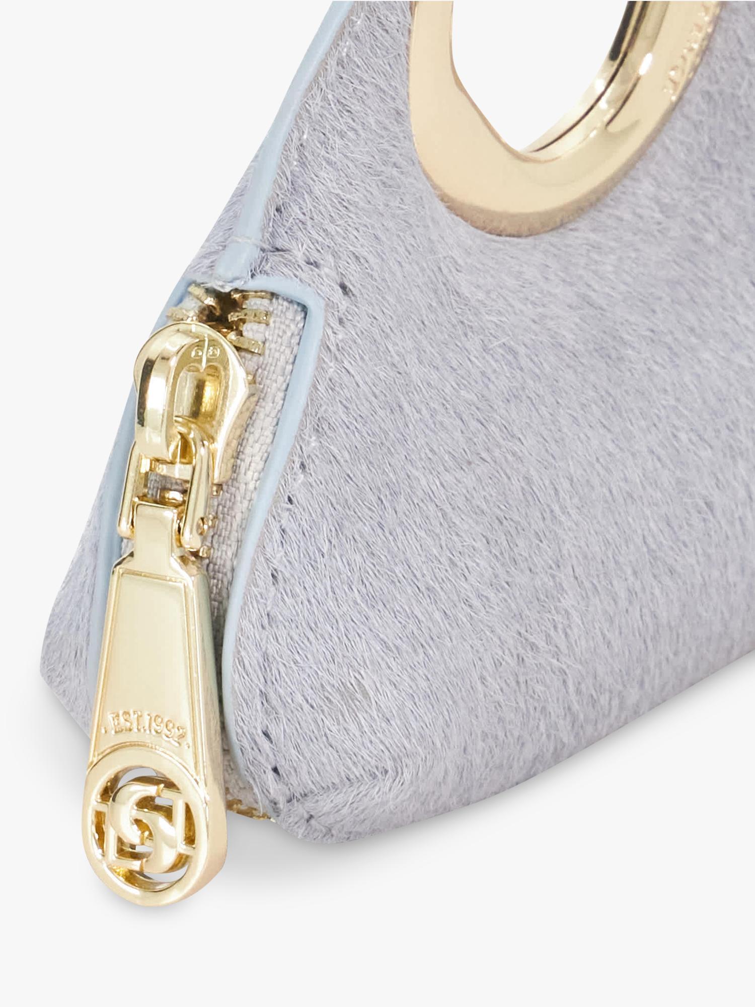 Dune London circular bag charm coin purse, imported from the UK