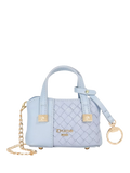 Dune London Small Dorry Tote Bag Charm, Pale Blue, One Size