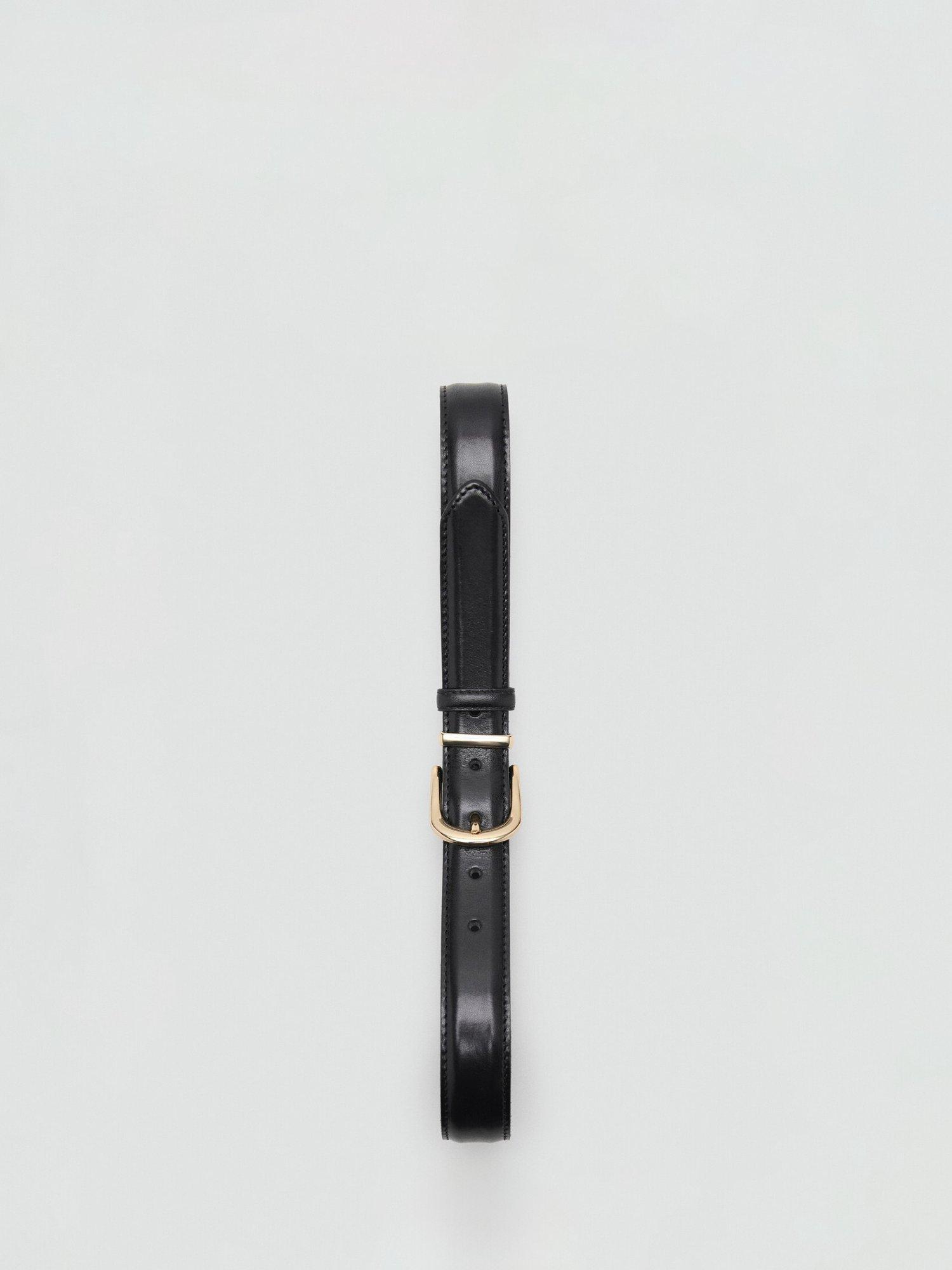 Mango pure patent leather belt (British brand)