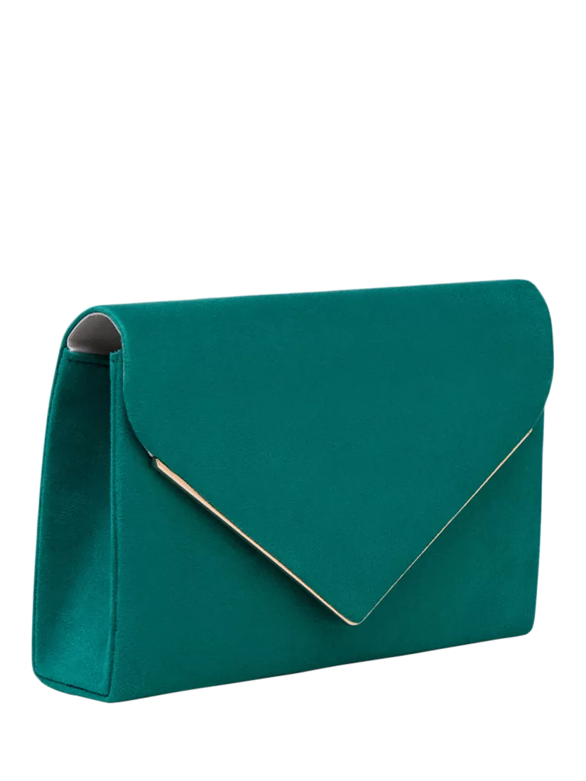 Paradox London Delyssa clutch bag emerald green, UK version
