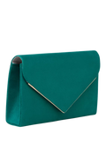 Paradox London Delyssa clutch bag emerald green, UK version