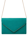 Paradox London Delyssa clutch bag emerald green, UK version