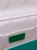 Paradox London Delyssa clutch bag emerald green, UK version
