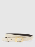 Reiss Mila D-Buckle Pure Leather Belt