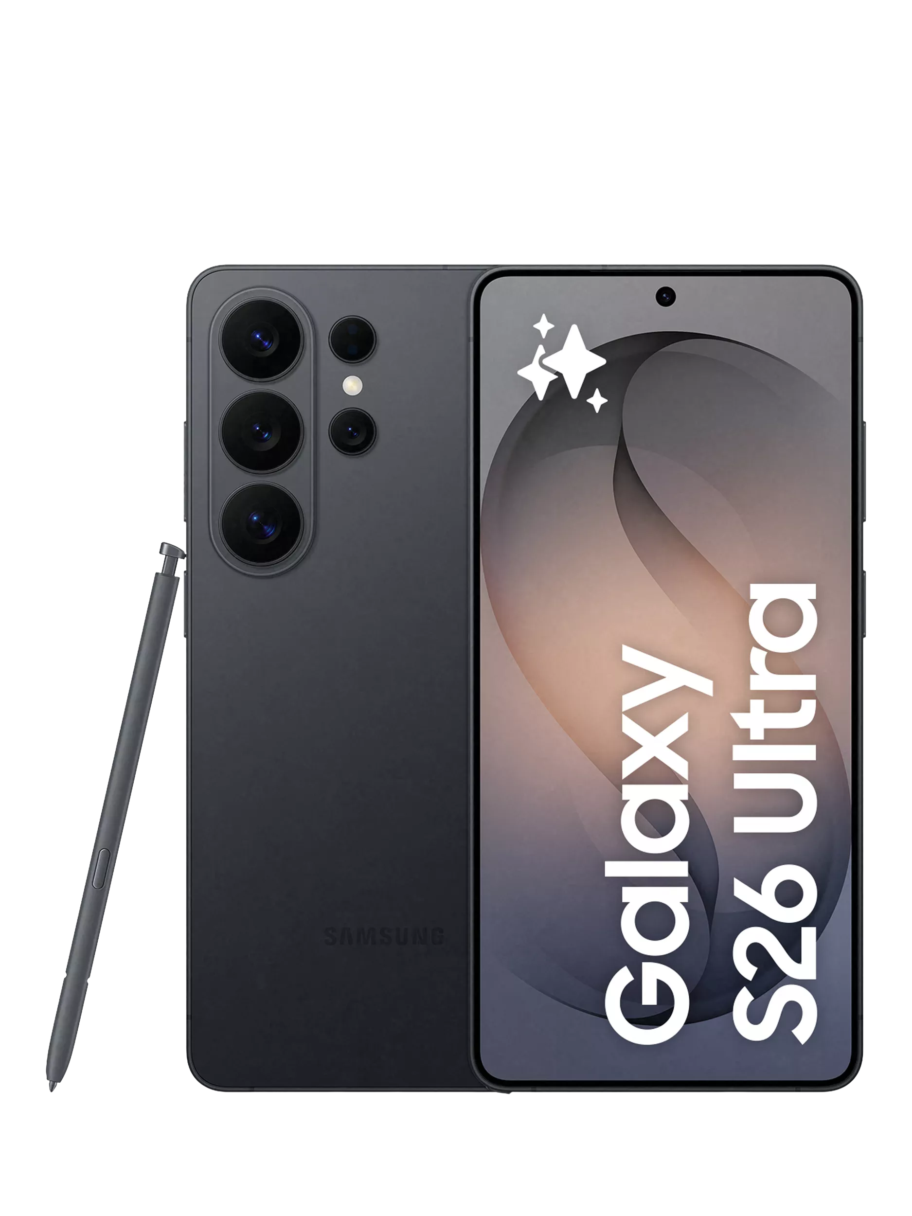 Samsung Galaxy S26 Ultra Smartphone with Bluetooth S Pen, 16GB RAM, 6.9”, Galaxy AI, 5G, SIM Free, Black, 1TB