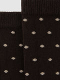 Reiss Dotty ankle socks chocolate (British brand)