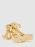 Reiss Hitch Monogram Gold cufflinks, imported from the UK