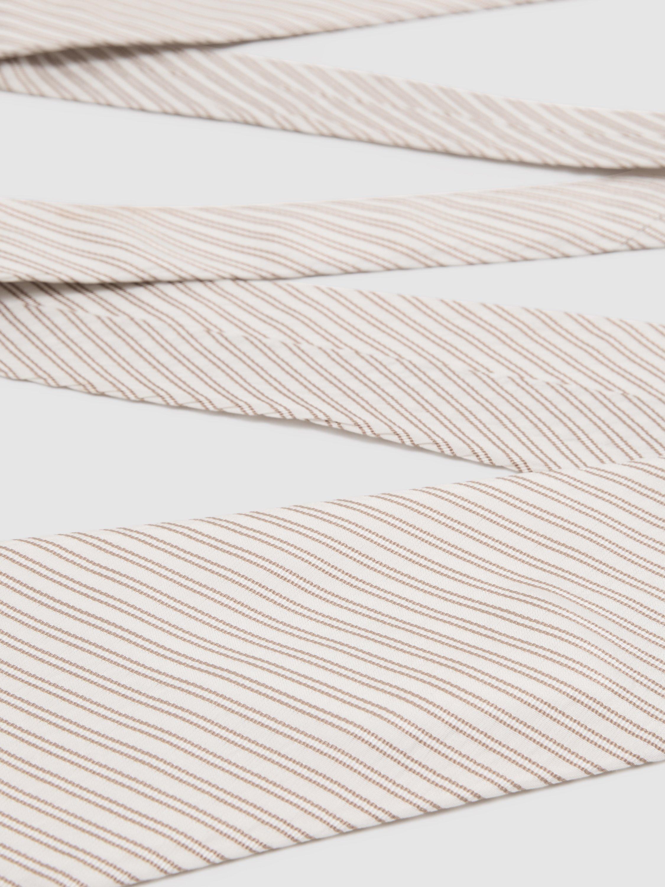 Reiss striped silk blend tie - British product