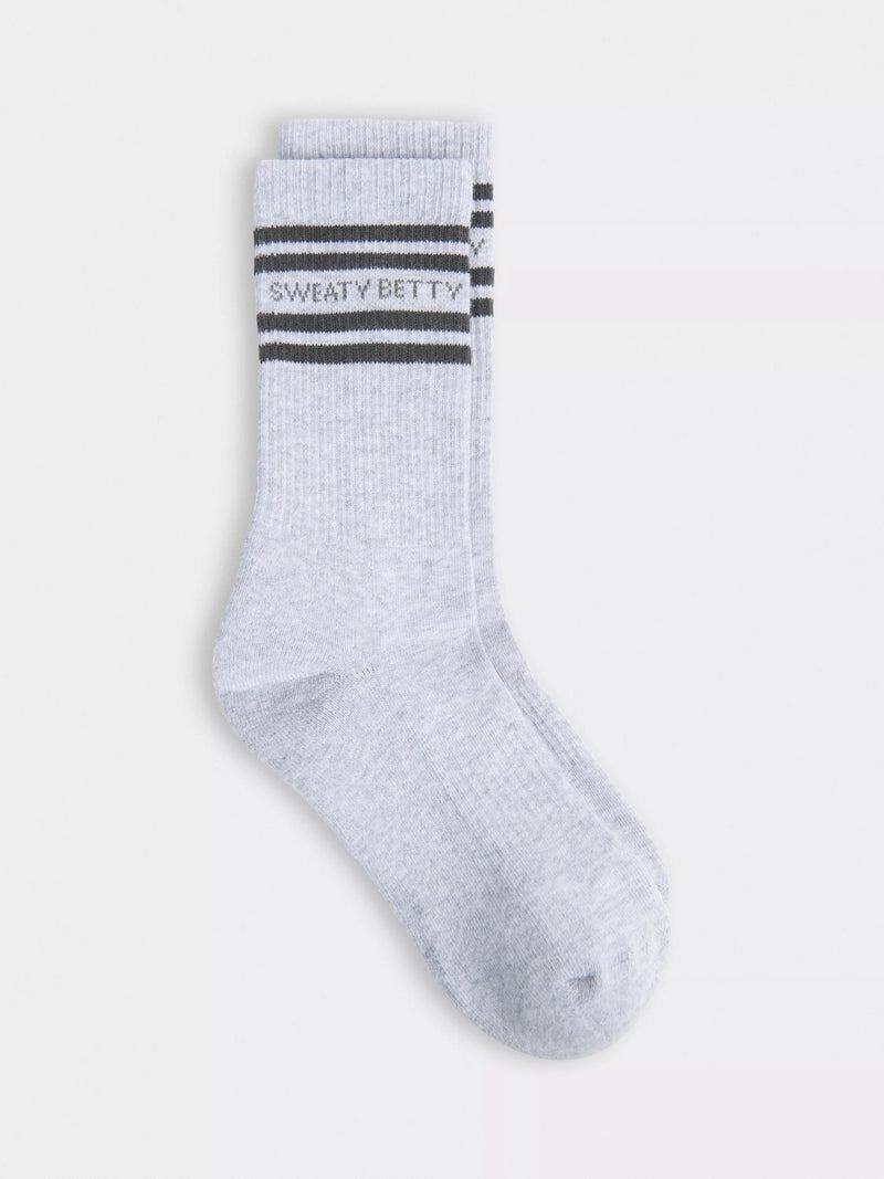 Sweaty Betty varsity slogan ankle socks (British brand)
