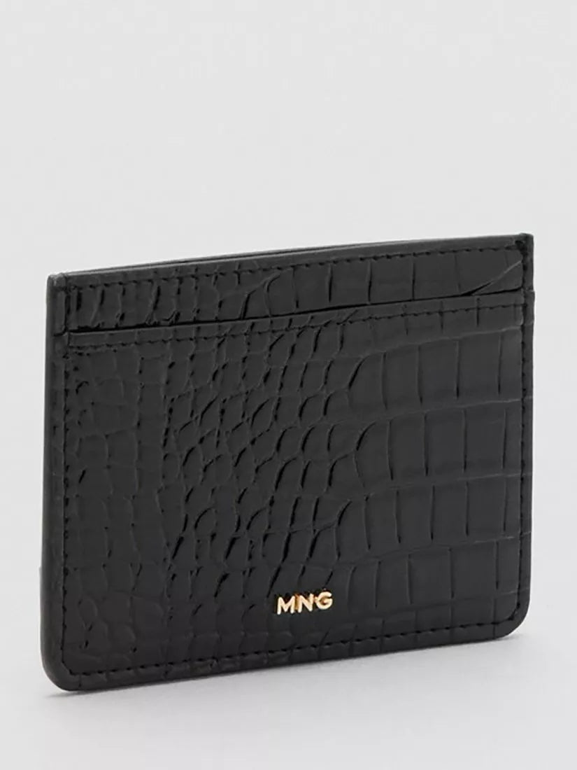 Mango croc embossed card holder, imported from the UK