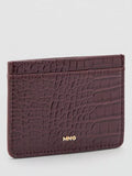 Mango Croc Embossed Card Holder
