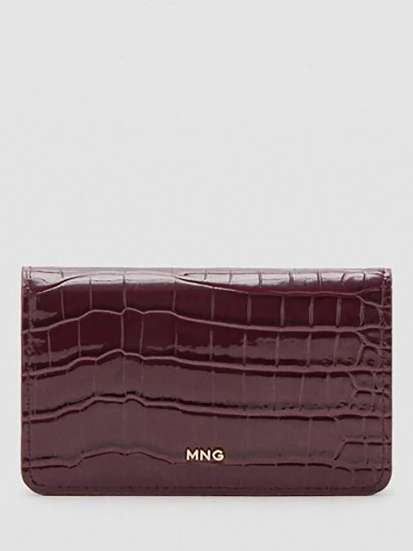 Mango Croc Embossed Purse
