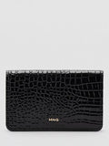 Mango croc embossed purse 8cm height (British brand)
