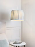 John Lewis Lymington pleated silk tapered lampshade (British brand)