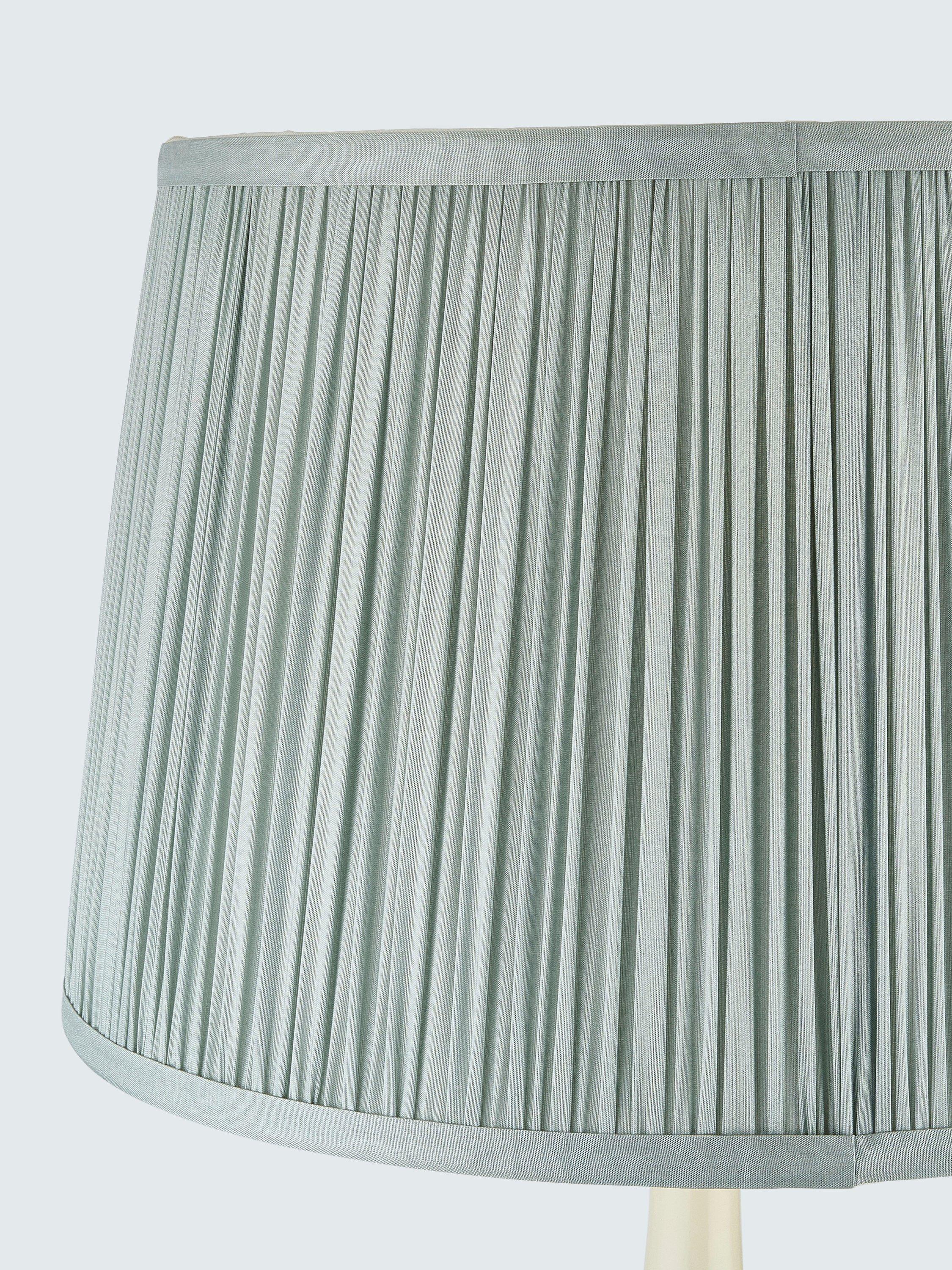 John Lewis Lymington pleated silk tapered lampshade (British brand)