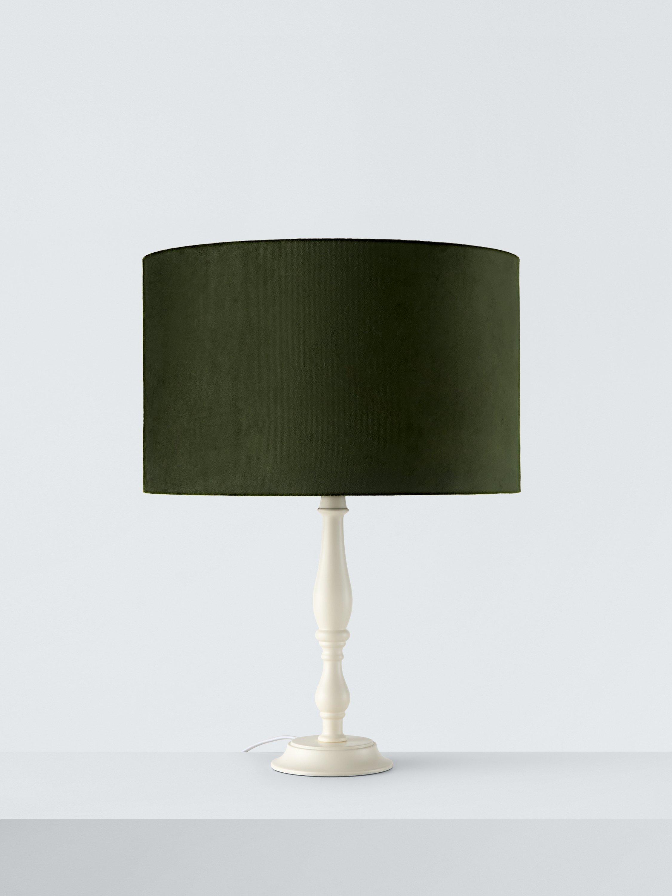 John Lewis Matt Velvet Drum Lampshade 20x30cm, imported from the UK