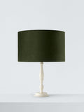 John Lewis Matt Velvet Drum Lampshade 20x30cm, imported from the UK
