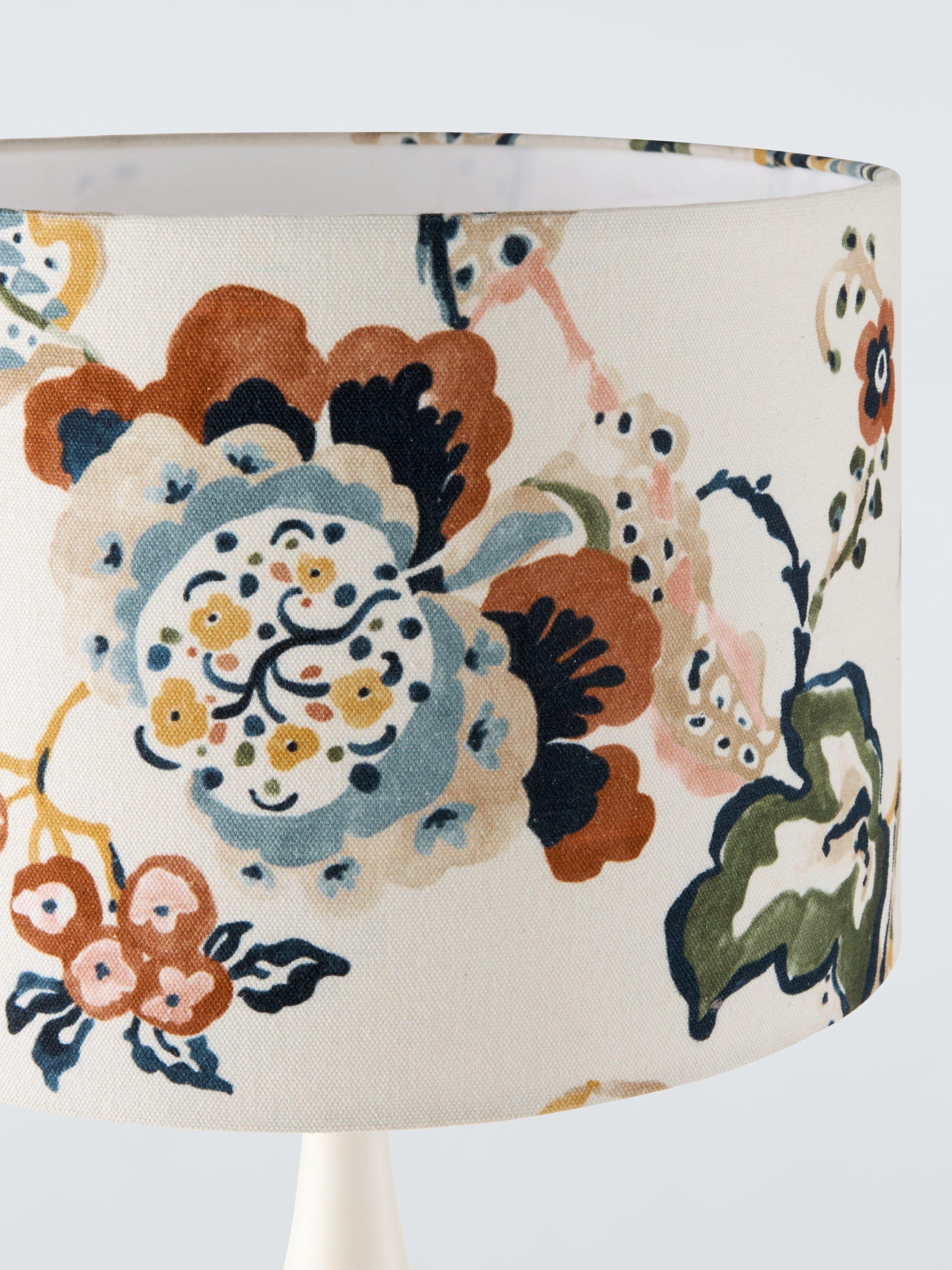 John Lewis Taruni floral drum lampshade multi (British brand)