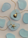 Orelia gold starfish necklace 18ct plated brass (British brand)