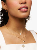 Orelia 3-row pearl necklace gold plated - British product