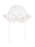 Petit Bateau white kids sun hat 100% cotton (British brand)