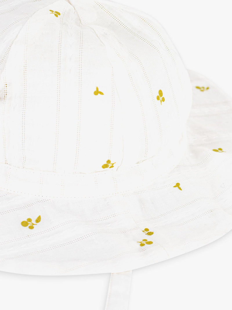 Petit Bateau white kids sun hat 100% cotton (British brand)