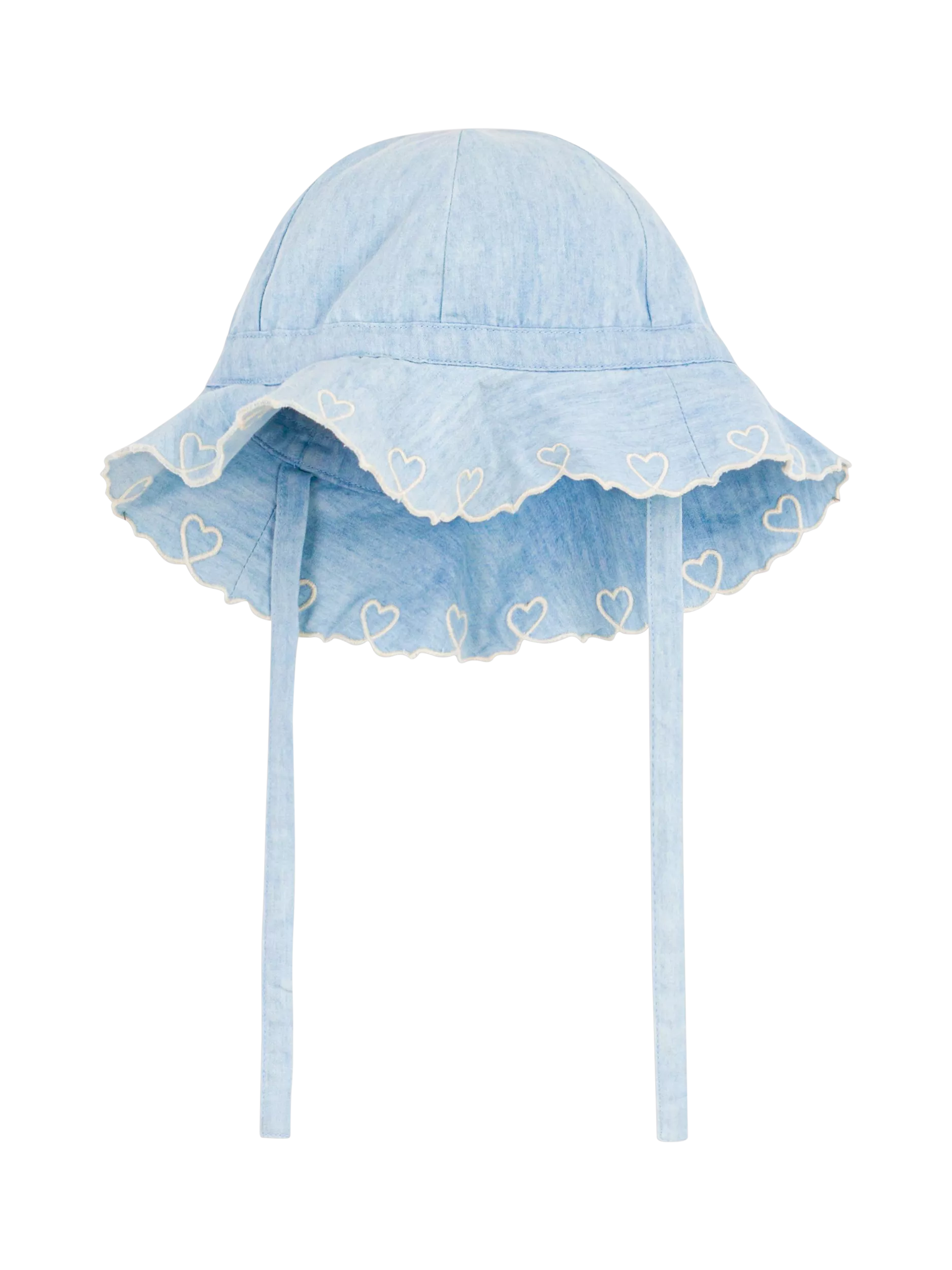 Petit Bateau kids' sun hat in blue - British product