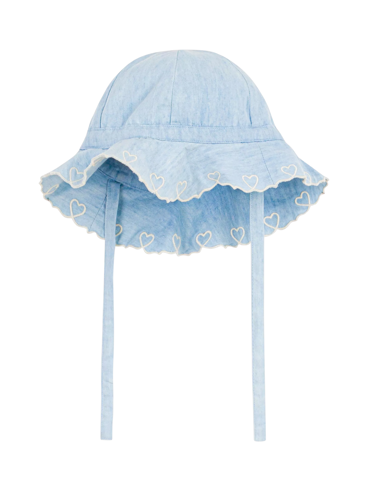 Petit Bateau kids' sun hat in blue - British product