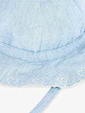 Petit Bateau kids' sun hat in blue - British product