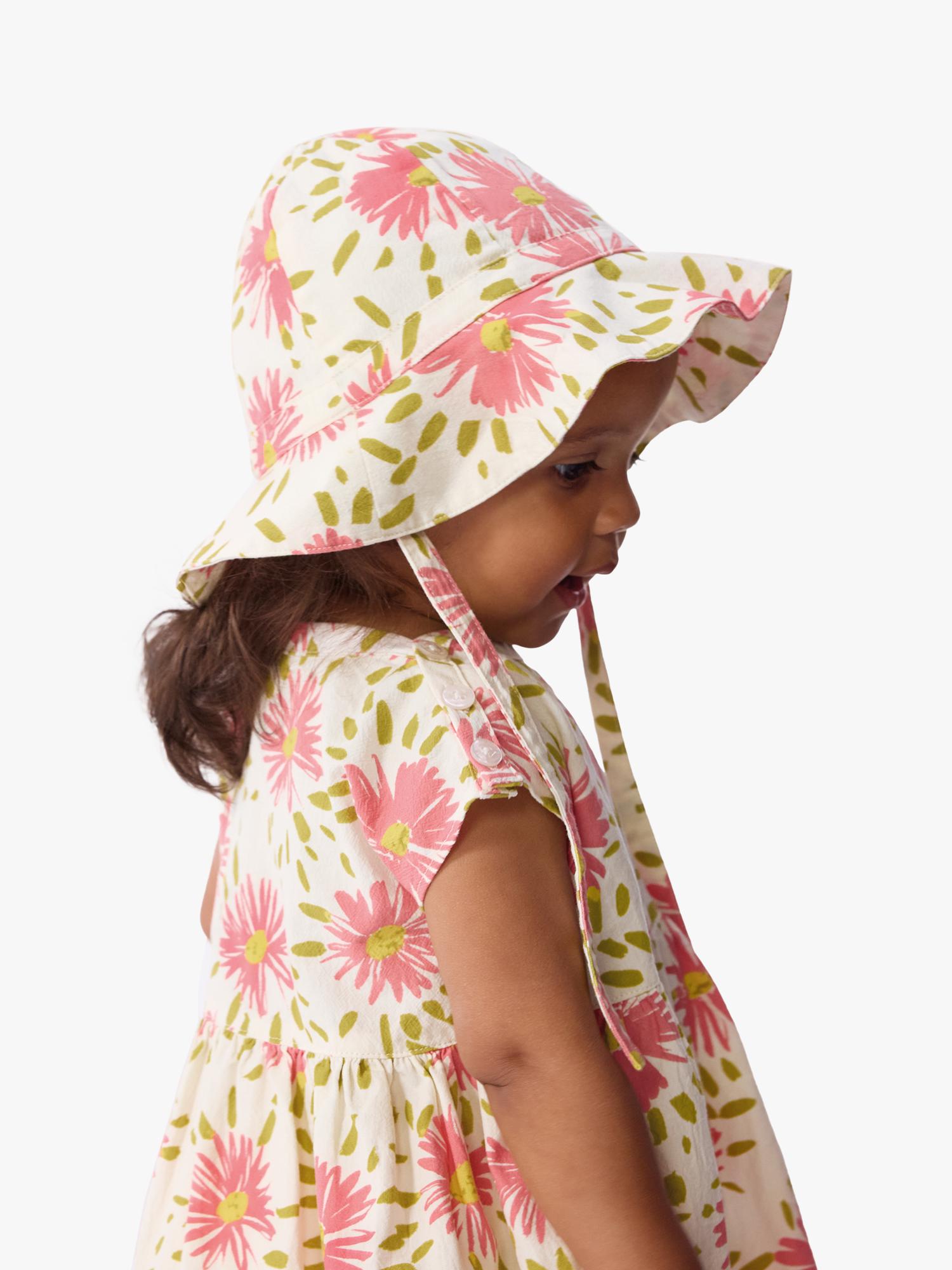Petit Bateau floral sun hat, imported from the UK