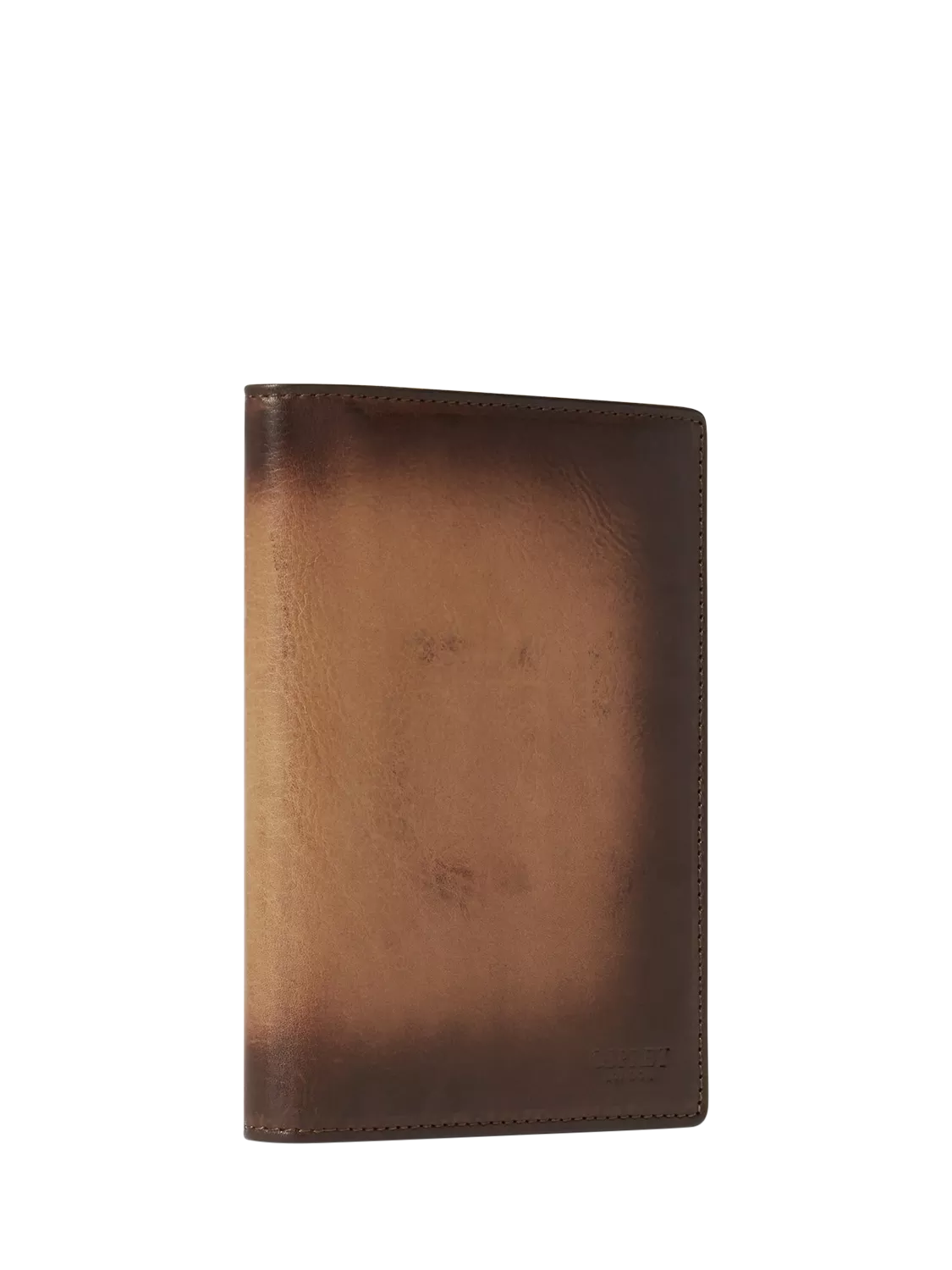 OSPREY LONDON hand burnished passport holder cognac, imported from the UK