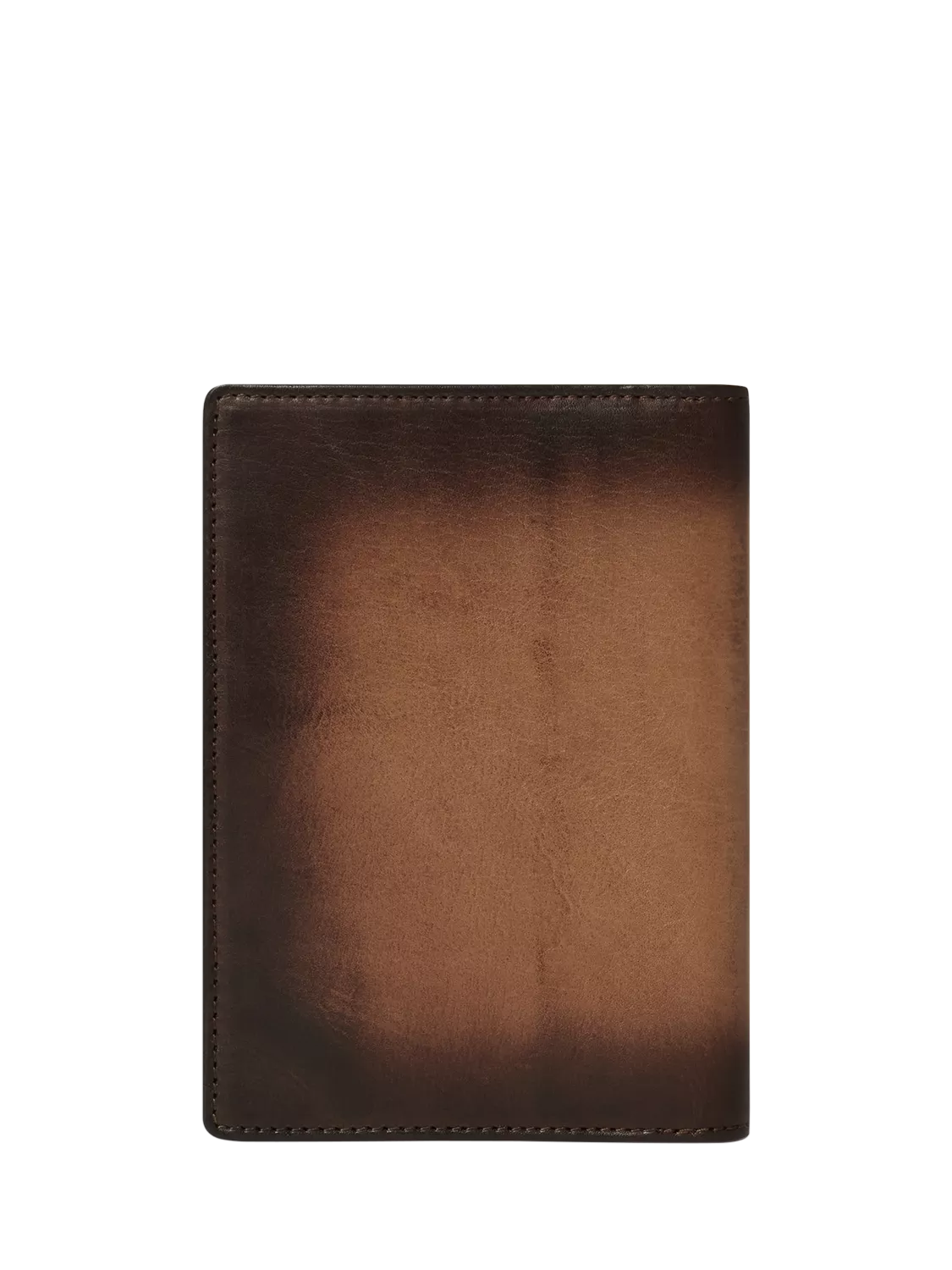 OSPREY LONDON hand burnished passport holder cognac, imported from the UK