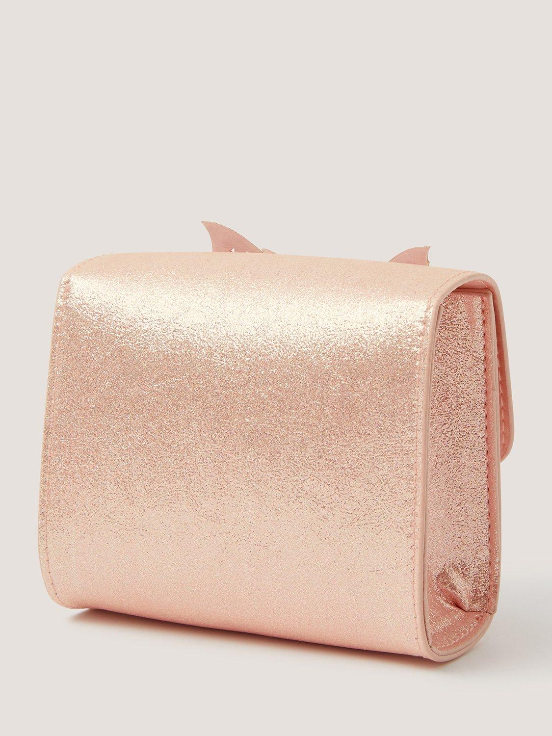 Monsoon kids shimmer butterfly bag pink (British brand)
