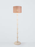 John Lewis pure linen drum lampshade in wood rose, imported from the UK
