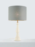 John Lewis Sophia pure linen drum lampshade heritage grey, imported from the UK