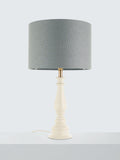 John Lewis Sophia pure linen drum lampshade heritage grey, imported from the UK