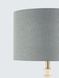 John Lewis Sophia pure linen drum lampshade heritage grey, imported from the UK