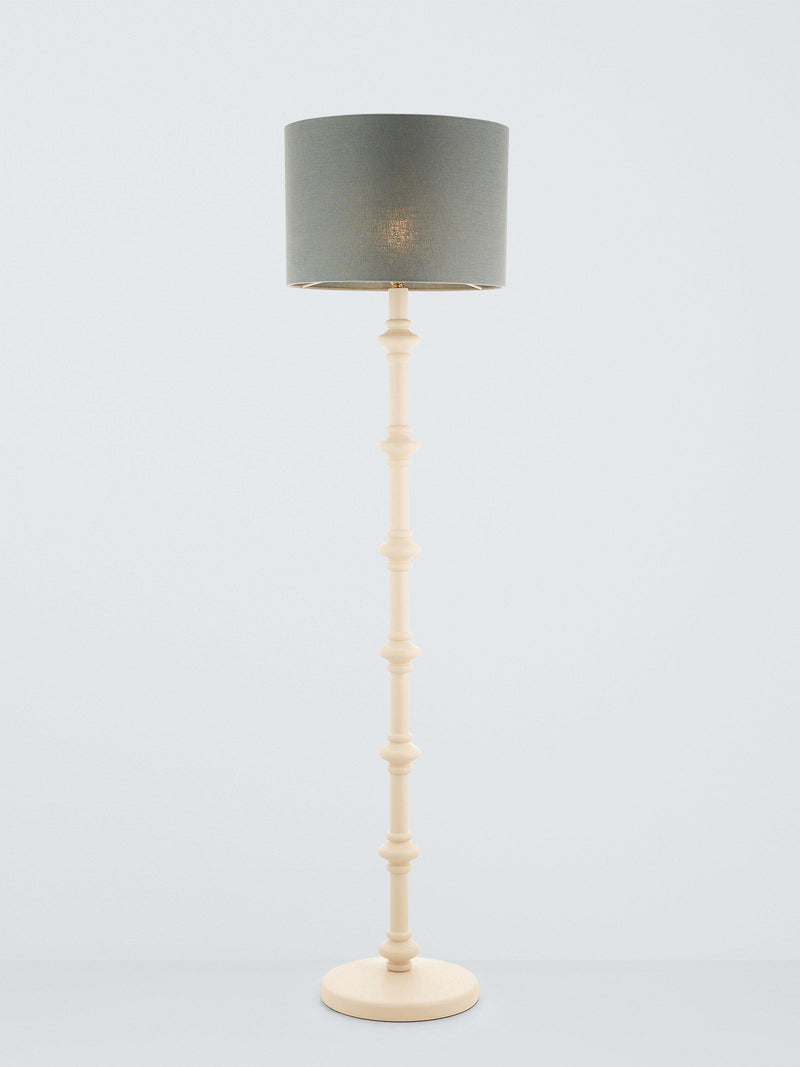 John Lewis Sophia pure linen drum lampshade heritage grey, imported from the UK