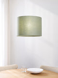 John Lewis Sophia pure linen drum lampshade green sage, UK version