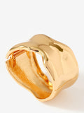 Mint Velvet Clean Wave Hinged Bangle 6cm, imported from the UK