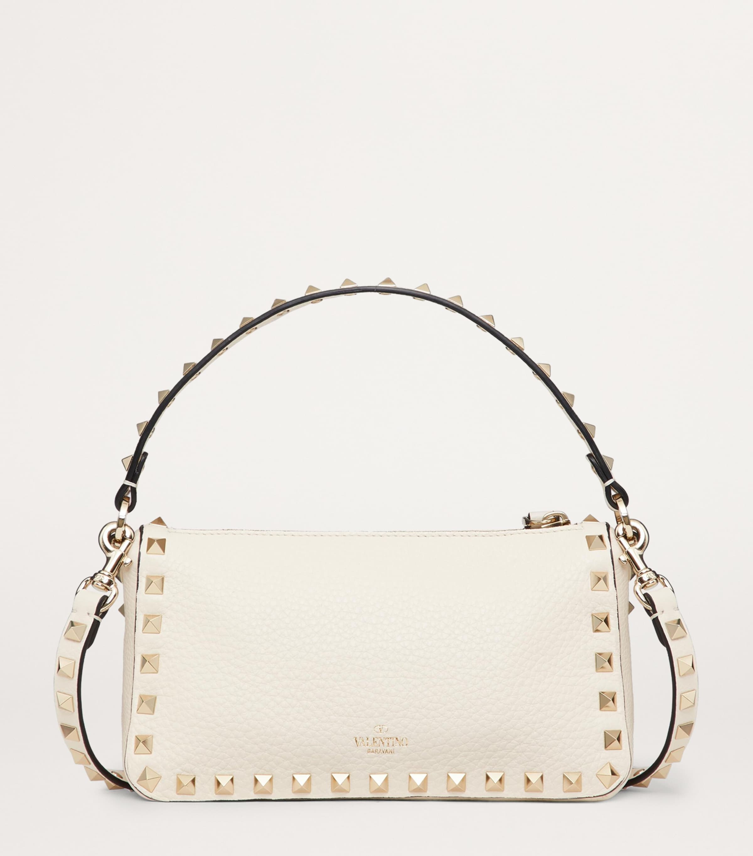 Valentino Garavani small leather Rockstud shoulder bag (British brand)