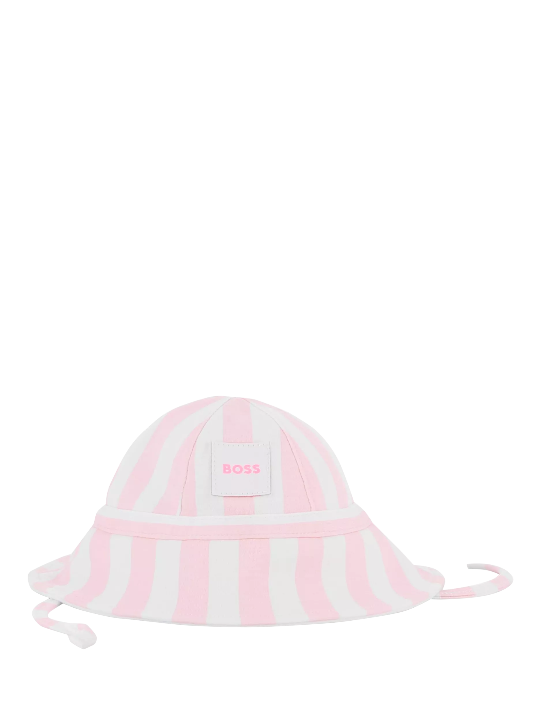 HUGO BOSS baby sun hat stripe white, imported from the UK