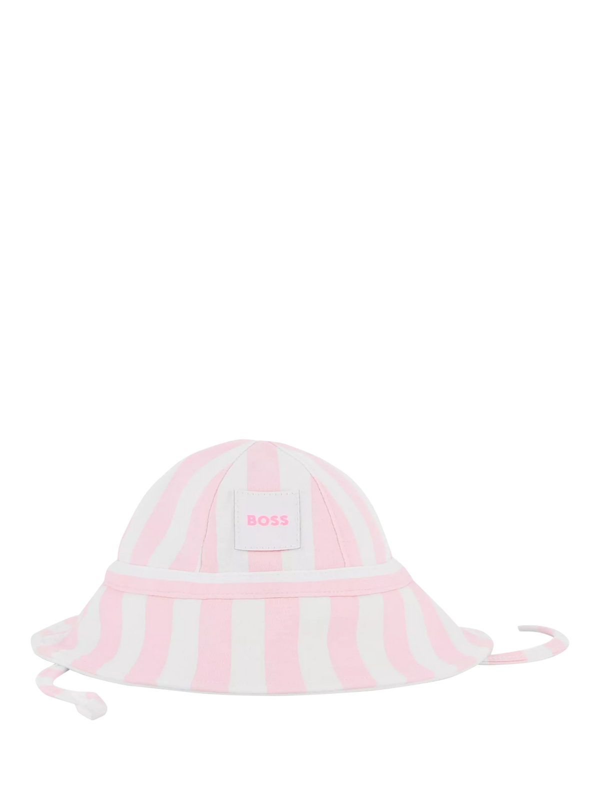 HUGO BOSS baby sun hat stripe white, imported from the UK