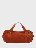 Gerard Darel 24H Suede Shoulder Bag, Brandy, One Size