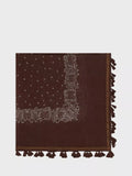 Gerard Darel abstract scarf brown 120cm (British brand)